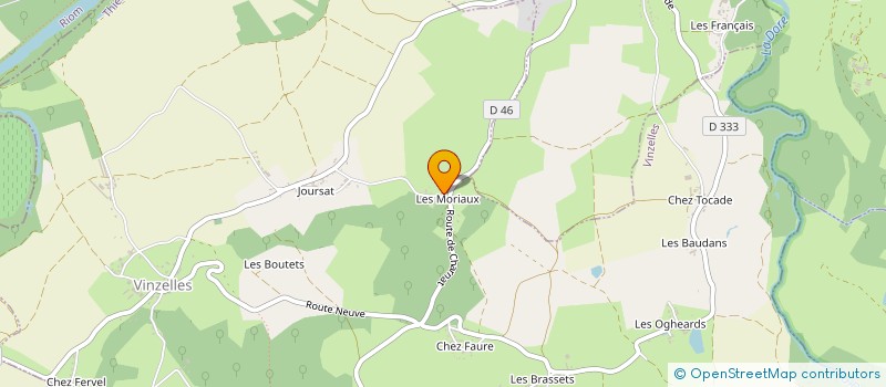 localisation de l'entreprise MONSIEUR JOEL DASSAUD à VINZELLES