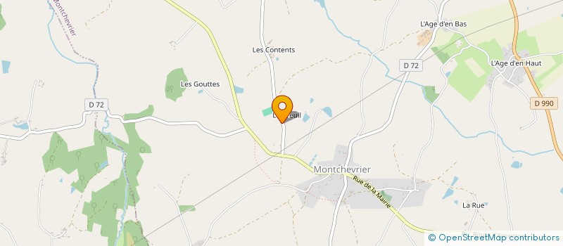 localisation de l'entreprise MONSIEUR JOEL DAUGERON à MONTCHEVRIER