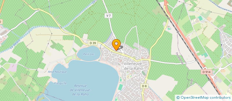 localisation de l'entreprise MONSIEUR JOEL DAVESA  VILLENEUVE-DE-LA-RAHO