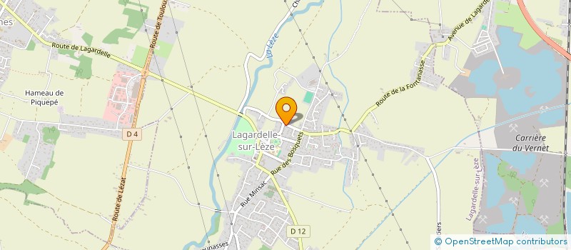 localisation de l'entreprise MONSIEUR JOEL DE HARO  LAGARDELLE-SUR-LEZE