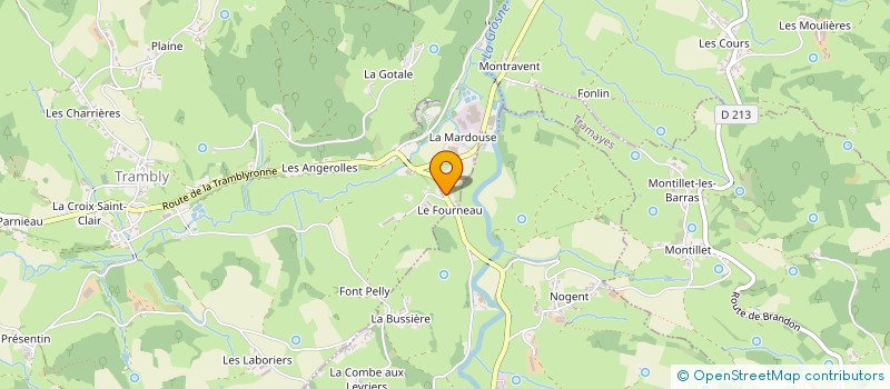 localisation de l'entreprise MONSIEUR JOEL DE JESUS  SAINT-LEGER-SOUS-LA-BUSSIERE