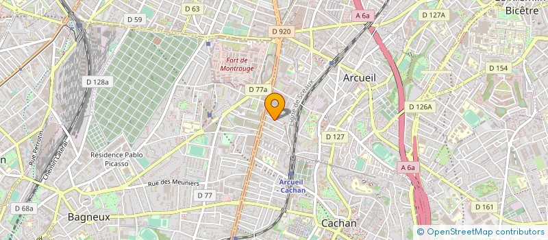localisation de l'entreprise MONSIEUR JOEL DEBLANGEY à ARCUEIL
