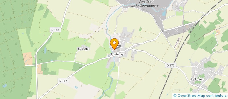 localisation de l'entreprise MONSIEUR JOEL DEBORDES  THOUARS