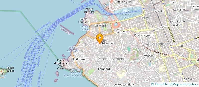 localisation de l'entreprise MONSIEUR JOEL DEBRABANT  MARSEILLE