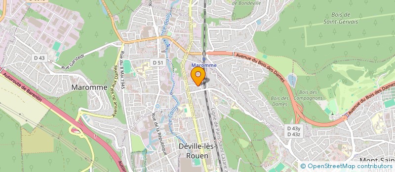 localisation de l'entreprise MONSIEUR JOEL DECOSTER  DEVILLE-LES-ROUEN
