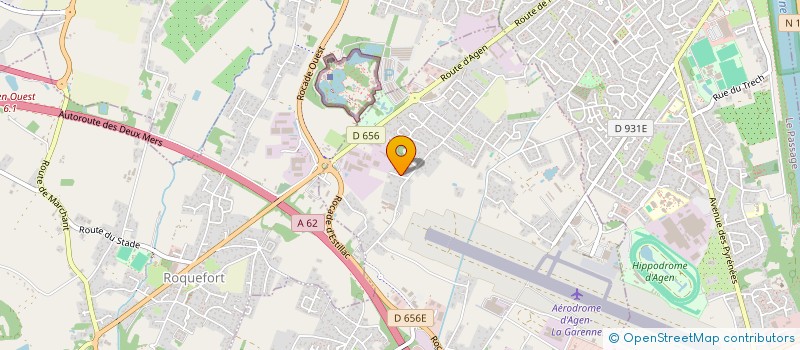 localisation de l'entreprise MONSIEUR JOEL DEGAT  ESTILLAC