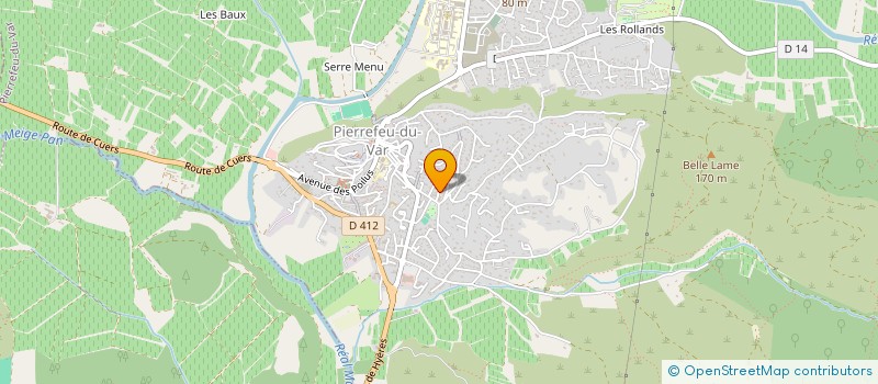 localisation de l'entreprise MONSIEUR JOEL DEL TATTO  PIERREFEU-DU-VAR