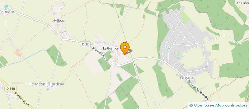 localisation de l'entreprise MONSIEUR JOEL DELAMARRE  LE VAL-DORE