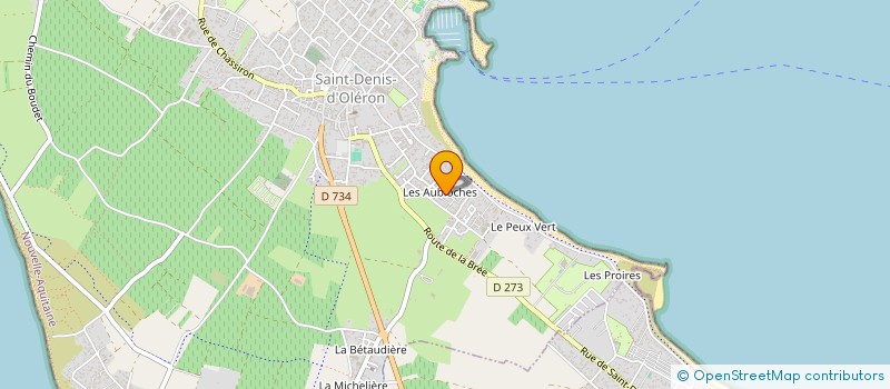 localisation de l'entreprise MONSIEUR JOEL DELETTRE  SAINT-DENIS-D'OLERON