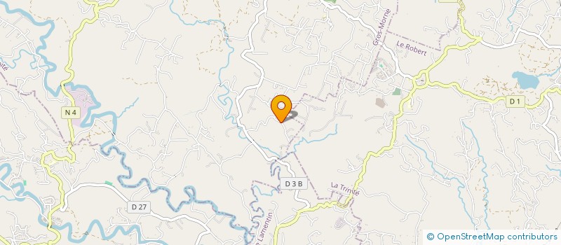 localisation de l'entreprise MONSIEUR JOEL DELIN  GROS-MORNE