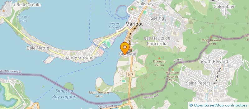 localisation de l'entreprise MONSIEUR JOEL DELLA  SAINT-MARTIN