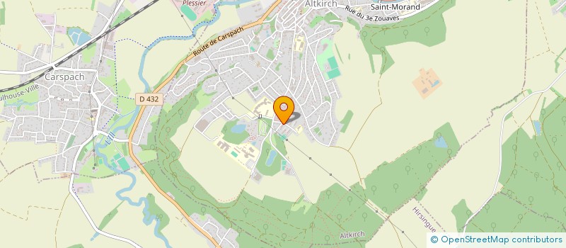 localisation de l'entreprise MONSIEUR JOEL DELLATORRE  ALTKIRCH