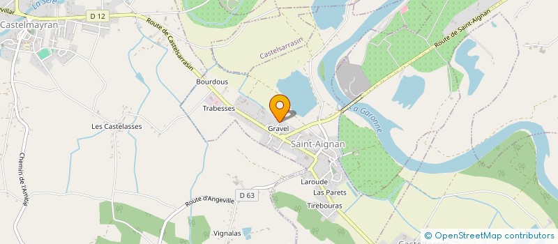localisation de l'entreprise MONSIEUR JOEL DELLUGAT à SAINT AIGNAN