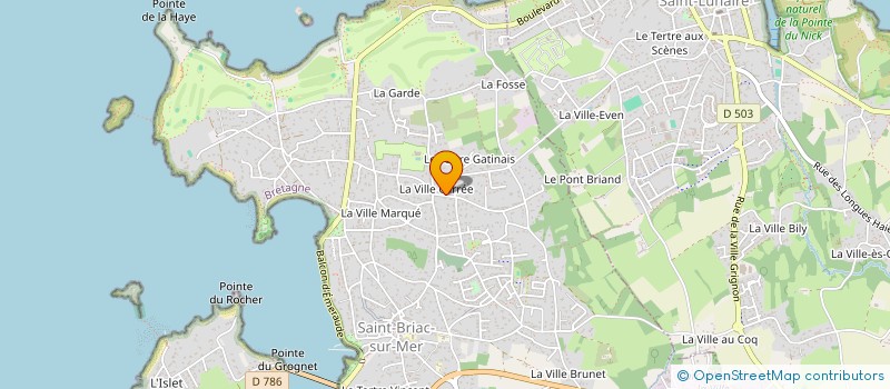 localisation de l'entreprise MONSIEUR JOEL DELUZE  SAINT-BRIAC-SUR-MER