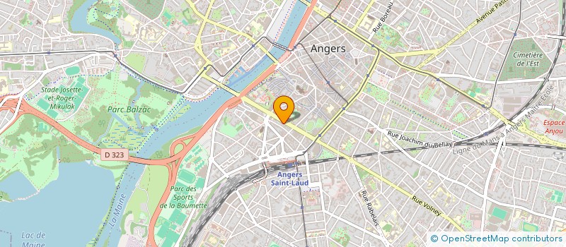 localisation de l'entreprise MONSIEUR JOEL DENIAUD à ANGERS