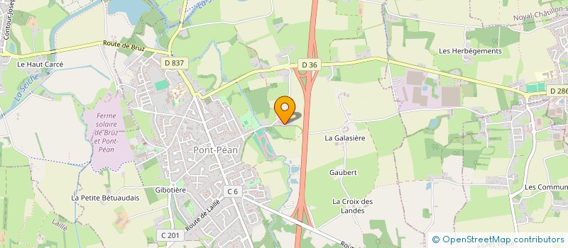 localisation de l'entreprise MONSIEUR JOEL DENIS  PONT-PEAN