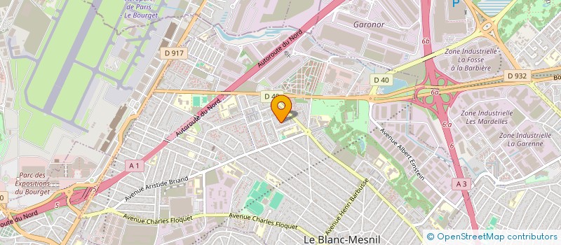 localisation de l'entreprise MONSIEUR JOEL DENIVAL  LE BLANC-MESNIL