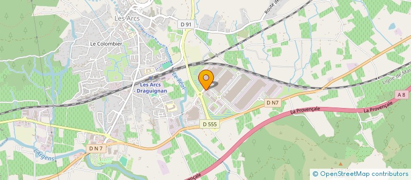 localisation de l'entreprise MONSIEUR JOEL DENOITTE  LES ARCS