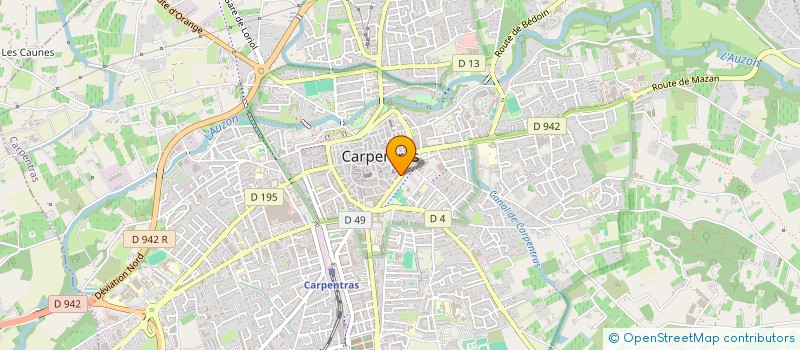 localisation de l'entreprise MONSIEUR JOEL DEPREZ à CARPENTRAS