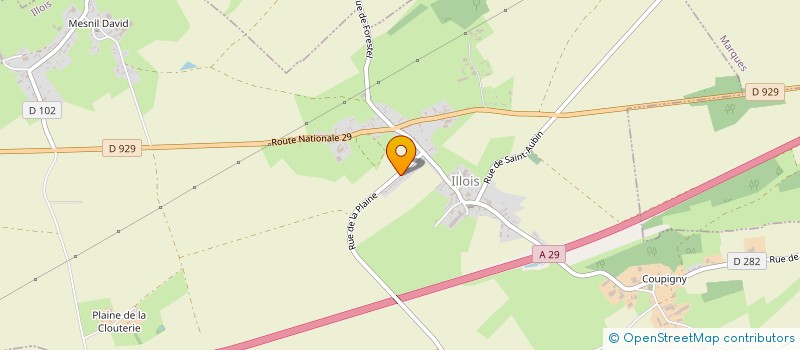 localisation de l'entreprise MONSIEUR JOEL DERIEMAECKER  ILLOIS