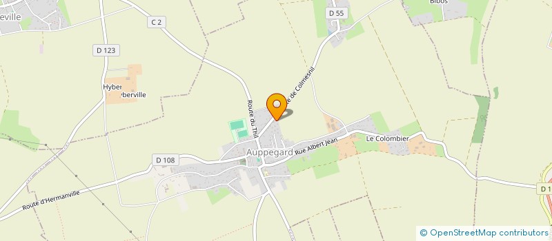 localisation de l'entreprise MONSIEUR JOEL DERMONT  AUPPEGARD