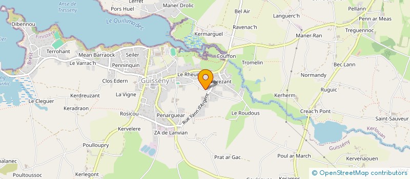 localisation de l'entreprise MONSIEUR JOEL DERRIEN  GUISSENY