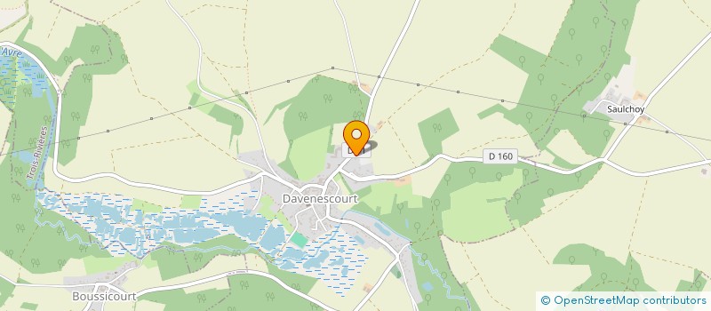 localisation de l'entreprise MONSIEUR JOEL DERUMIGNY  DAVENESCOURT