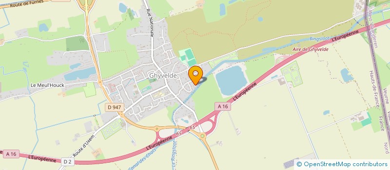 localisation de l'entreprise MONSIEUR JOEL DESWARTE  GHYVELDE