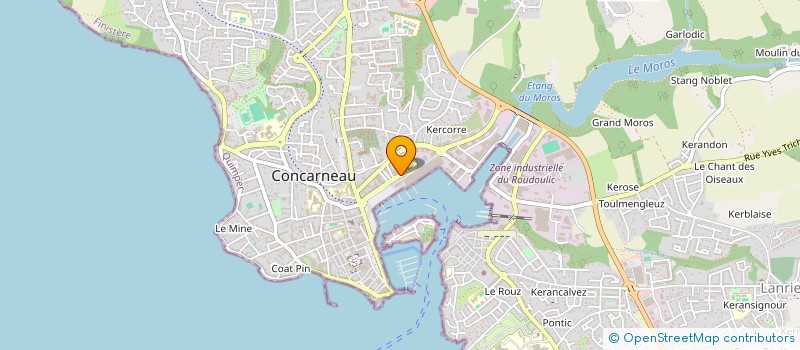 localisation de l'entreprise MONSIEUR JOEL DEVERREWAERE à CONCARNEAU