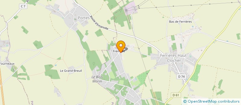 localisation de l'entreprise MONSIEUR JOEL DHERMANT à FERRIERES-HAUT-CLOCHER