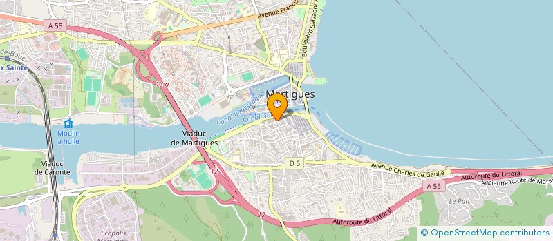 localisation de l'entreprise MONSIEUR JOEL DIAMPO-SENGELE à MARTIGUES
