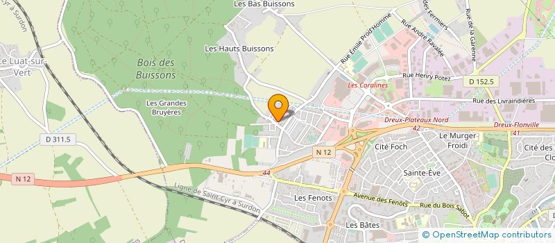 localisation de l'entreprise MONSIEUR JOEL DIEU à DREUX