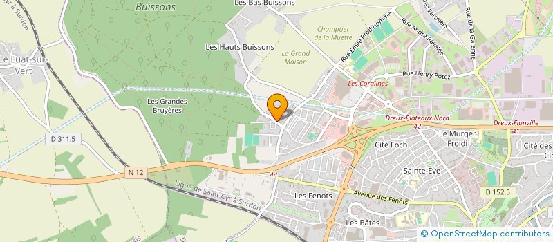 localisation de l'entreprise MONSIEUR JOEL DIEU à DREUX