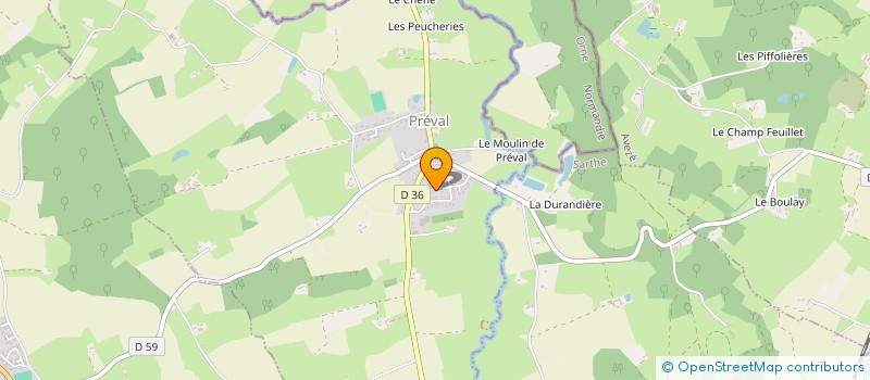 localisation de l'entreprise MONSIEUR JOEL DODIER  VILLAINES-LA-GONAIS