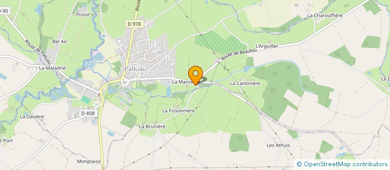 localisation de l'entreprise MONSIEUR JOEL DOMMANGEAU  PALLUAU