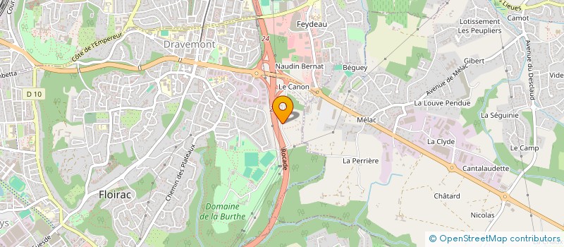 localisation de l'entreprise MONSIEUR JOEL DOUCHET à FLOIRAC