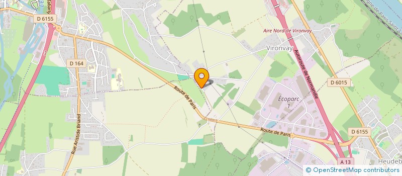 localisation de l'entreprise MONSIEUR JOEL DOUILLET  VIRONVAY