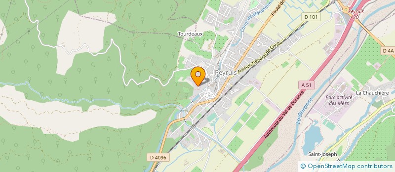 localisation de l'entreprise MONSIEUR JOEL DRAC  PEYRUIS