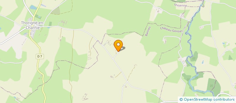 localisation de l'entreprise MONSIEUR JOEL DUBOIS  BANNES