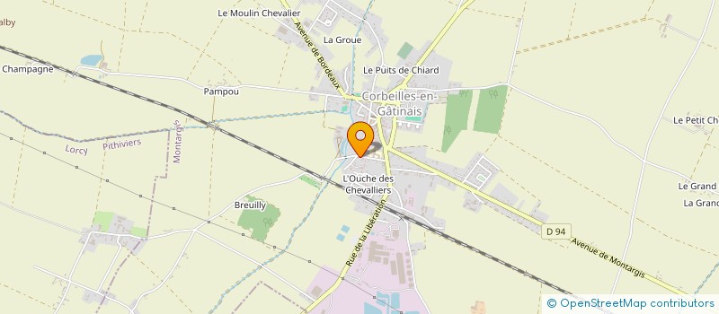 localisation de l'entreprise MONSIEUR JOEL DUBREUIL à CORBEILLES