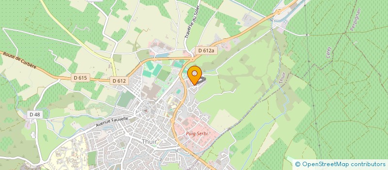 localisation de l'entreprise MONSIEUR JOEL DUCHEMIN  THUIR