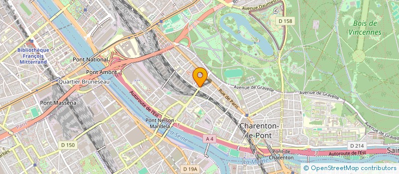 localisation de l'entreprise MONSIEUR JOEL DUCLOUET  CHARENTON-LE-PONT