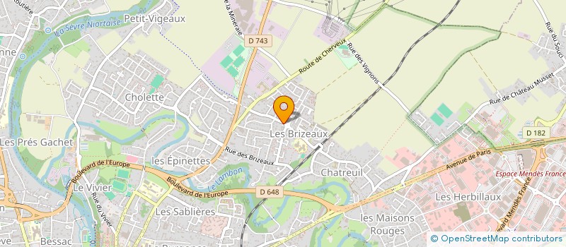 localisation de l'entreprise MONSIEUR JOEL DUCOMMUN à NIORT