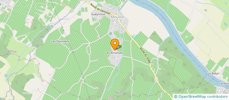 localisation de l'entreprise MONSIEUR JOEL DUFFAU  MOULON