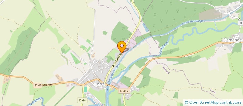 localisation de l'entreprise MONSIEUR JOEL DUMAIN  CORRE