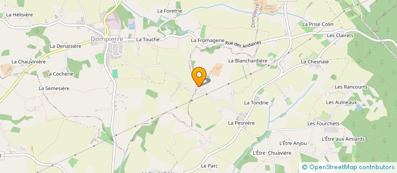localisation de l'entreprise MONSIEUR JOEL DUPIN à DOMPIERRE