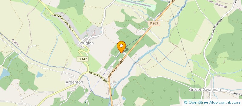 localisation de l'entreprise MONSIEUR JOEL DUPONT  BOUGLON