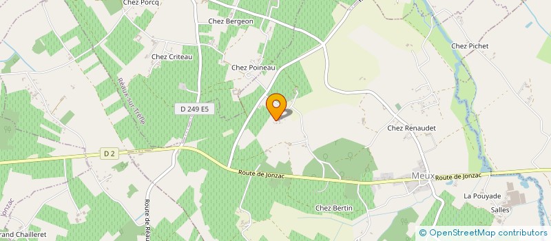 localisation de l'entreprise MONSIEUR JOEL DURAND  MEUX