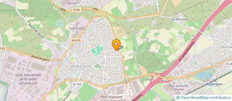 localisation de l'entreprise MONSIEUR JOEL DURAND à VENDARGUES