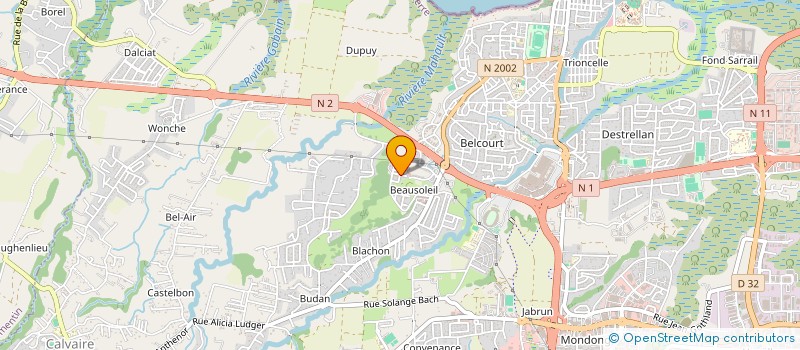 localisation de l'entreprise MONSIEUR JOEL DURIMEL  BAIE MAHAULT